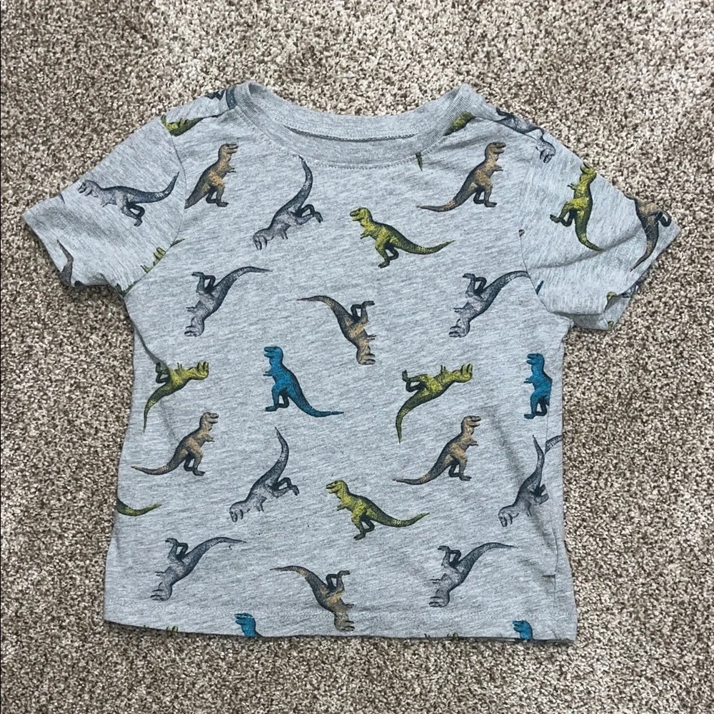 Old Navy Kids Dinosaur Print Tee - Gray